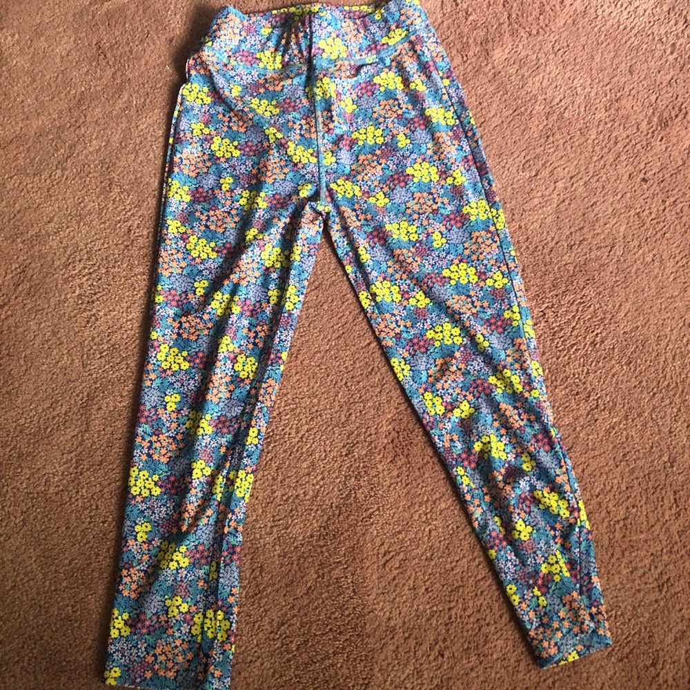 Floral printed leggings